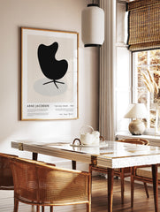 Bauhaus Egg Chair Poster, Bauhaus Print