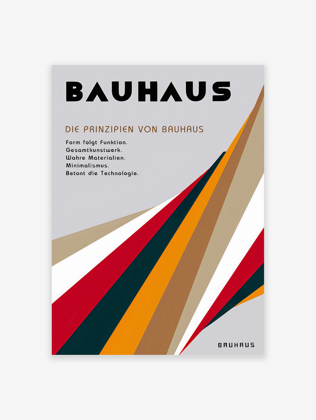 Bauhaus Exhibition Poster, Bauhaus Print