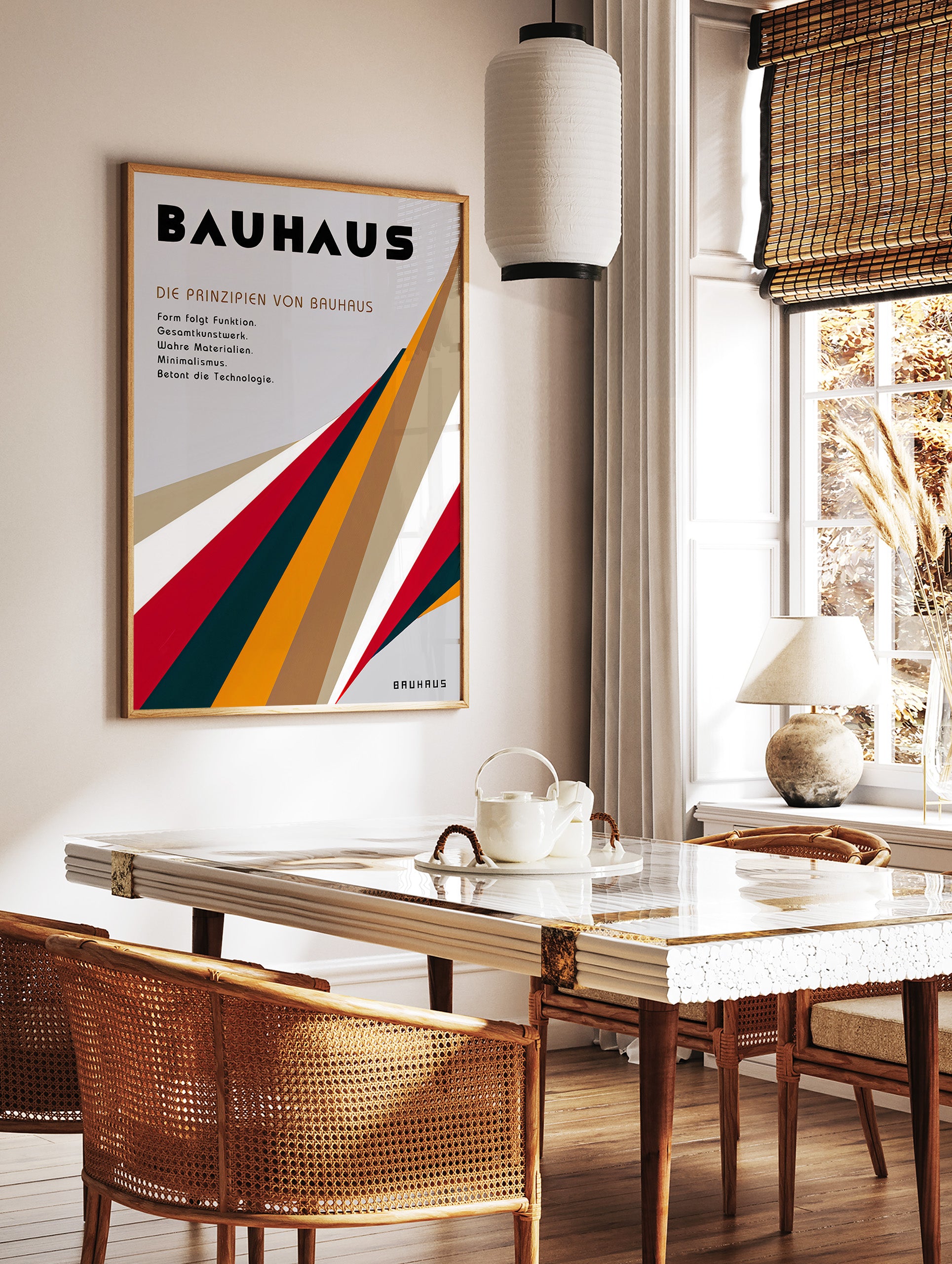 Bauhaus Exhibition Poster, Bauhaus Print