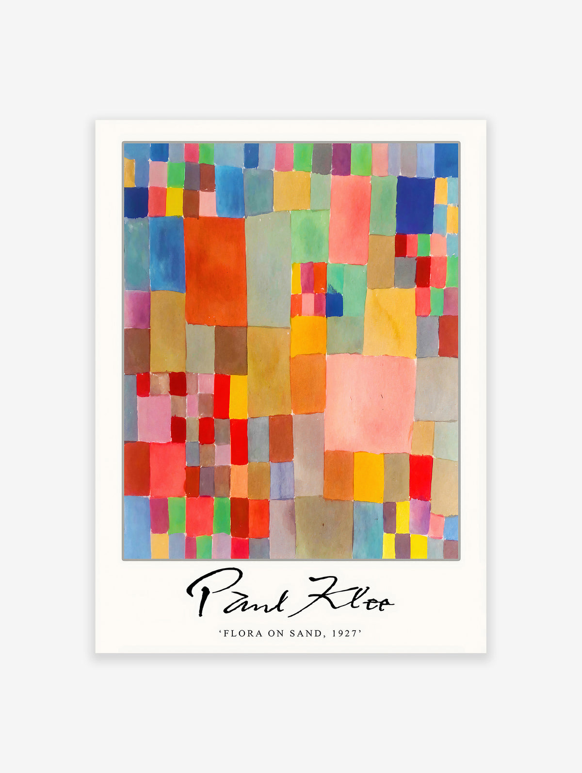 Flora On Sand Poster by Paul Klee, Paul Klee Print