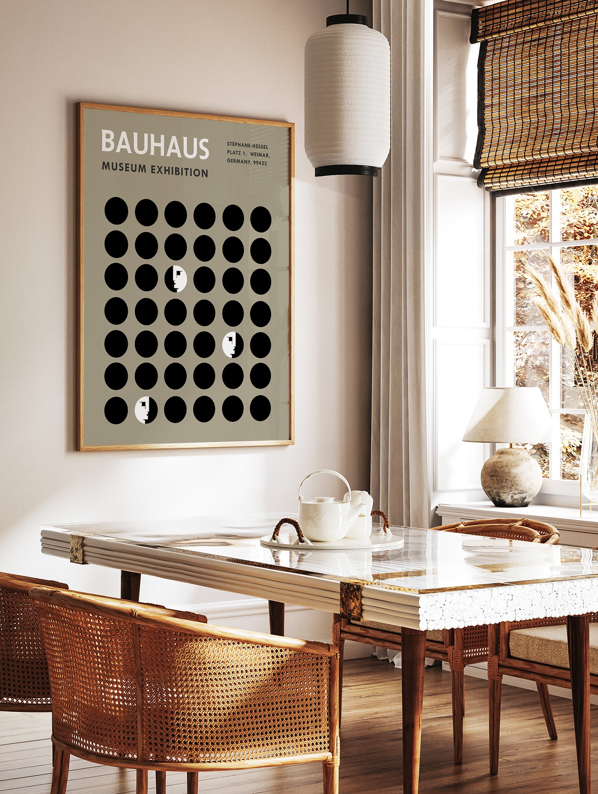 Bauhaus Exhibition Poster, Bauhaus Print