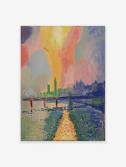 Charing Cross Bridge London Poster by Andre Derain, Andre Derain Print