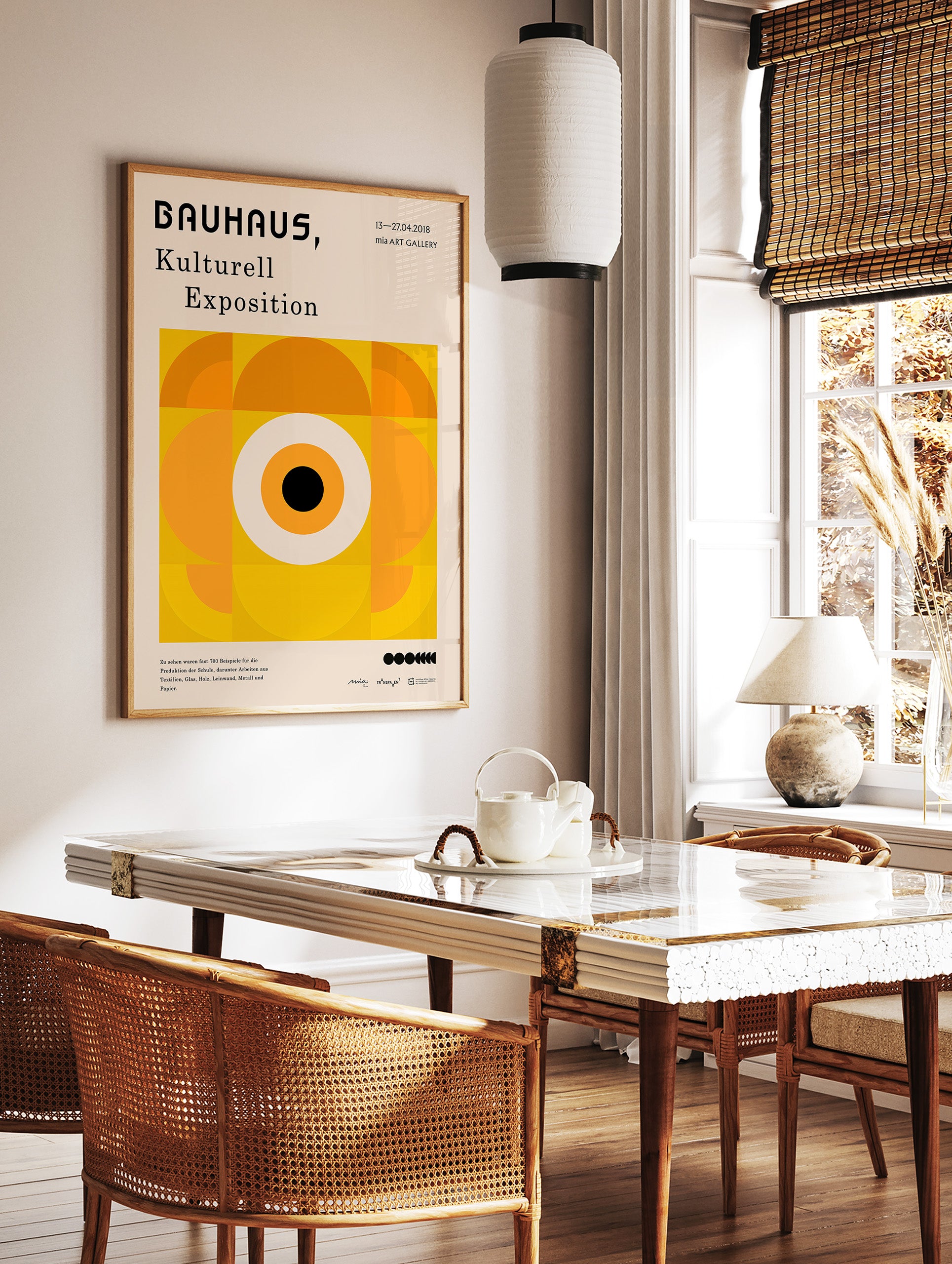 Bauhaus Exposition Poster, Bauhaus Print