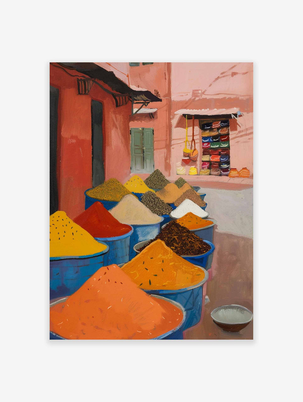 Indian Spice Market Poster