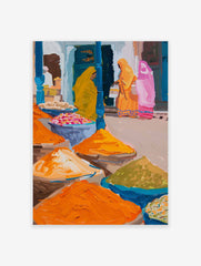 Indian Spice Market Poster