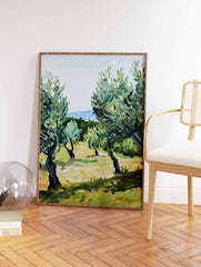 Olive Tree Poster