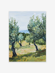 Olive Tree Poster