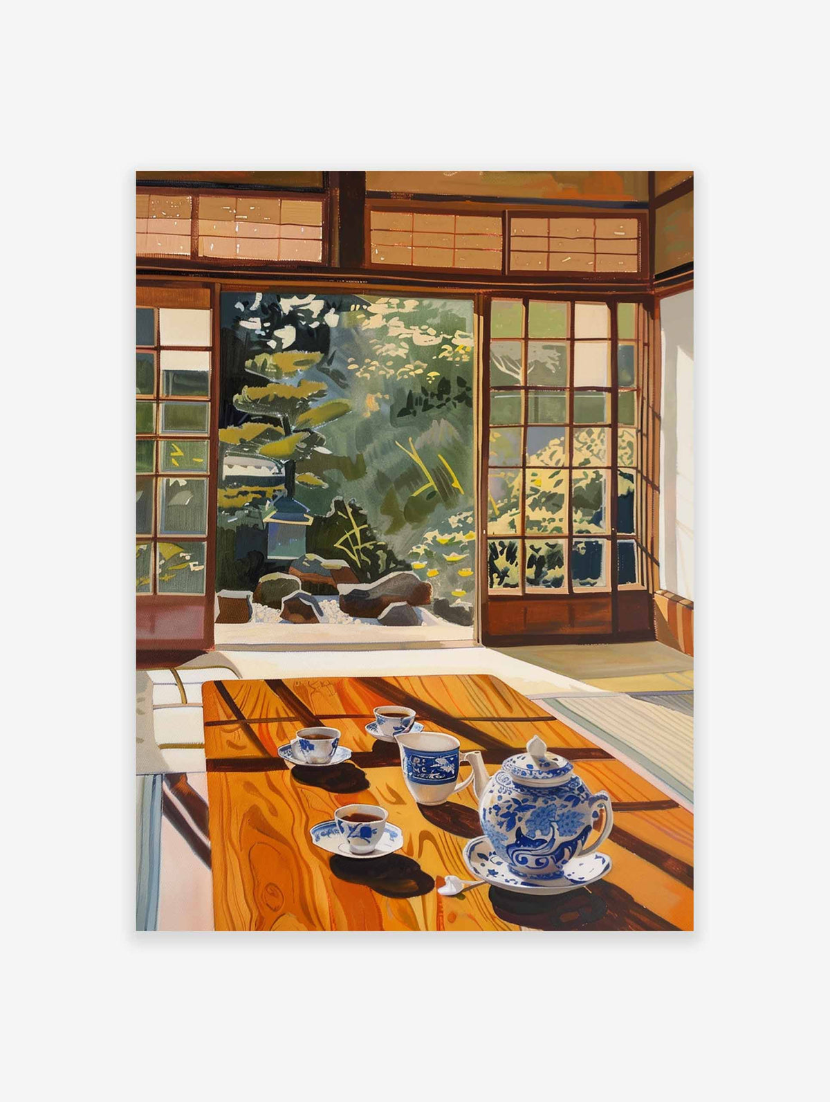 Japanese Tea House Poster