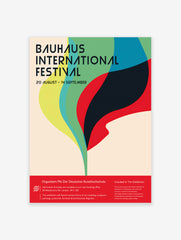 Bauhaus International Festival Poster, Bauhaus Print