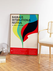 Bauhaus International Festival Poster, Bauhaus Print