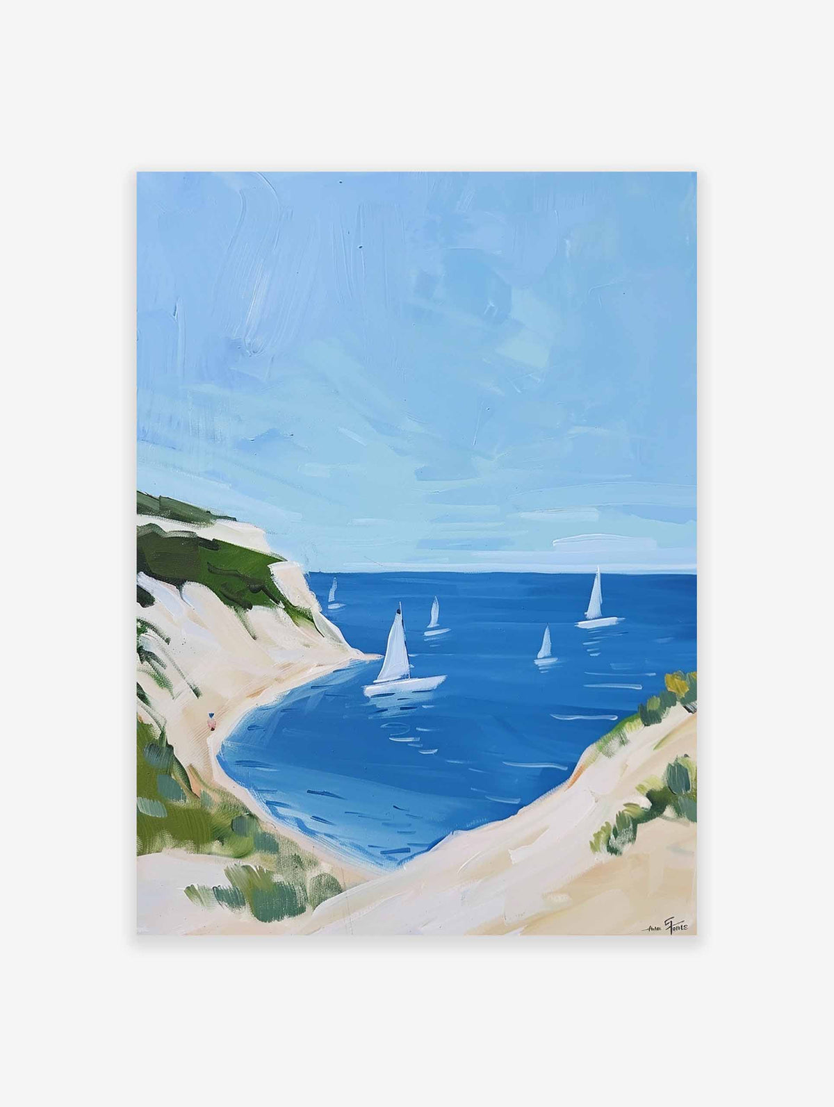 Sail Boats Poster