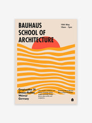 Bauhaus School of Architecture Poster, Bauhaus Exhibition Print