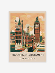 Houses of Parliament Poster