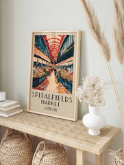 Spitalfields Market London Poster