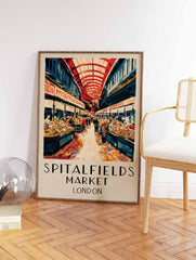 Spitalfields Market London Poster