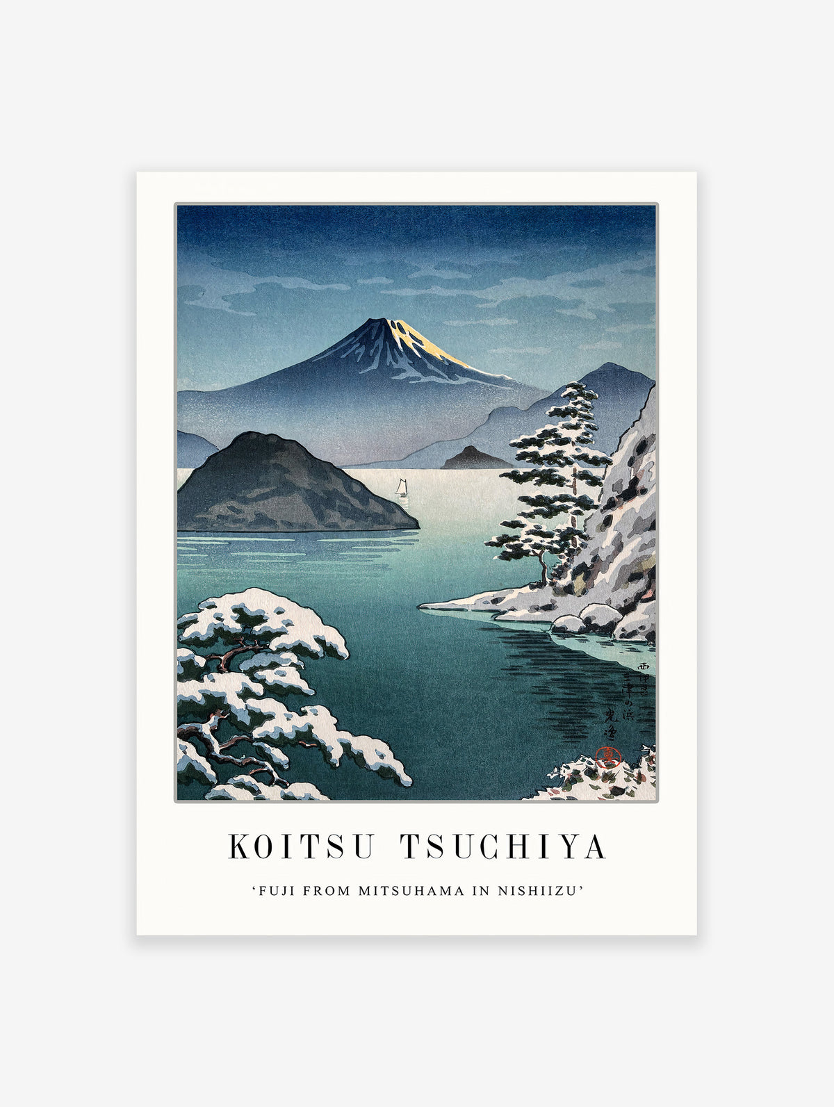 Mt. Fuji from Mitsuhama Poster by Koitsu Tsuchiya, Koitsu Tsuchiya Print