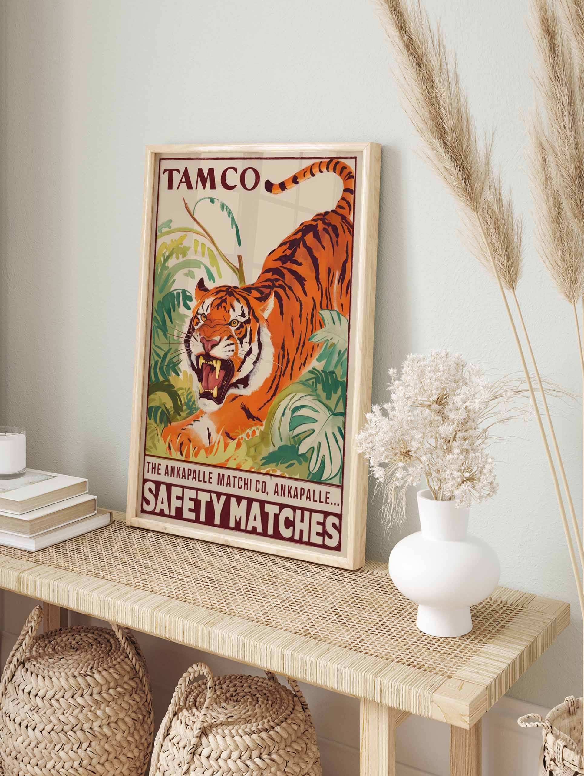 Tamco Tiger Matchbox Poster