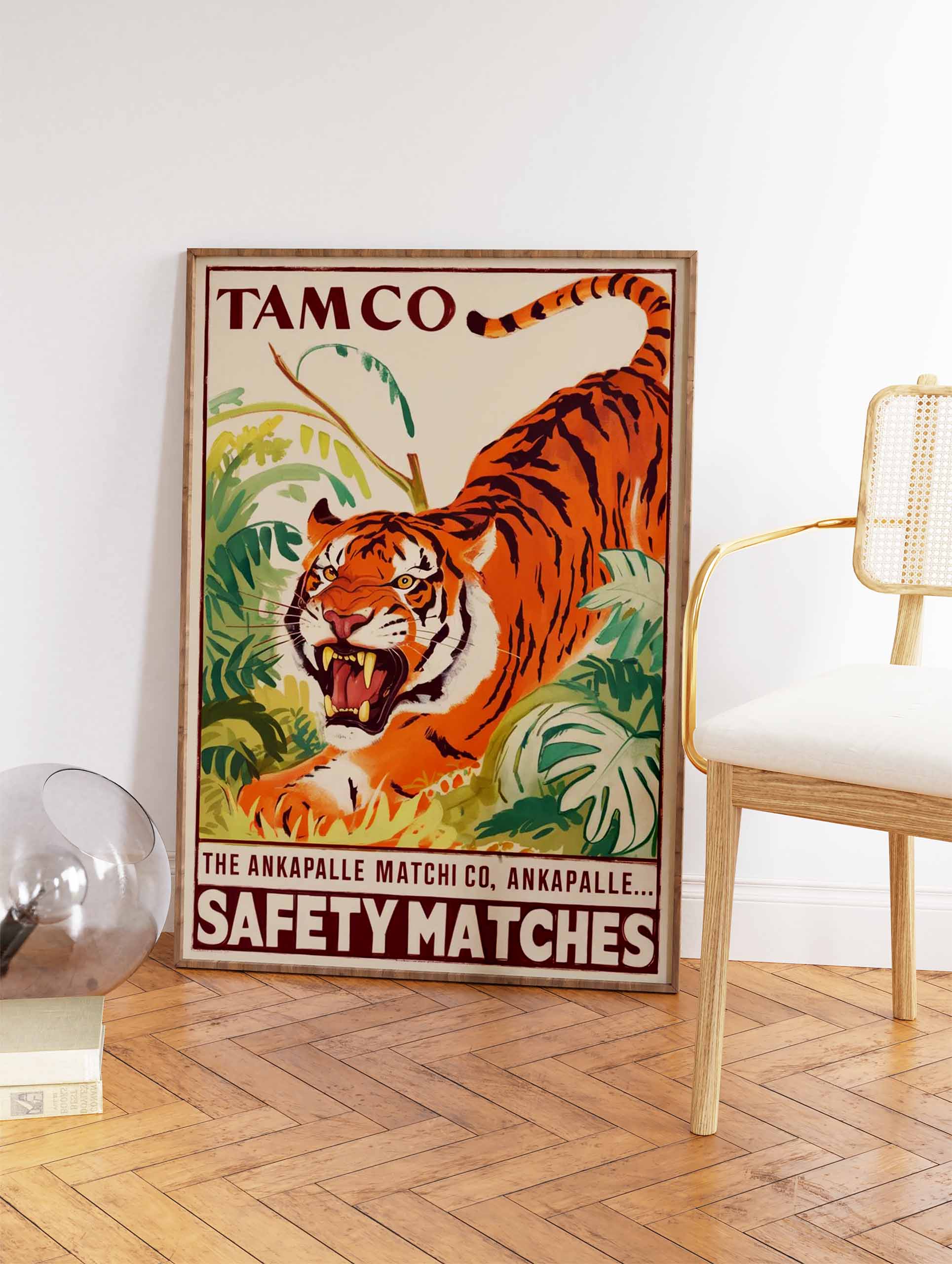 Tamco Tiger Matchbox Poster