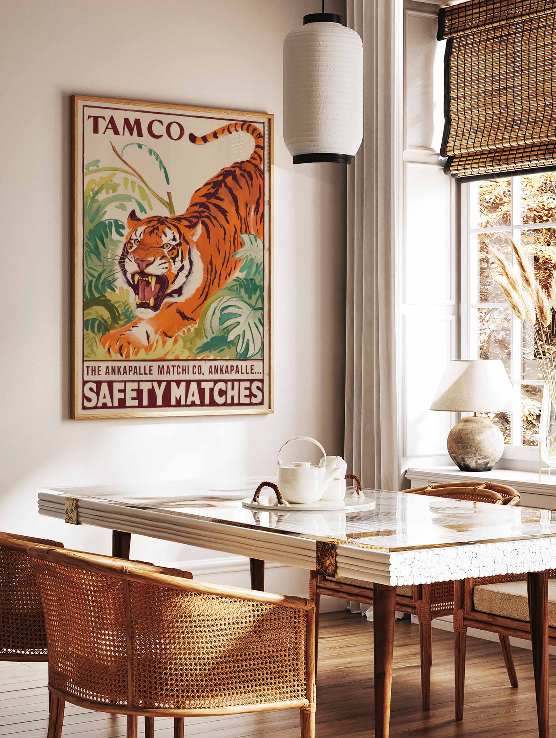 Tamco Tiger Matchbox Poster