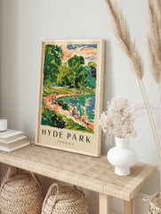 Hyde Park London Poster