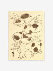 Japanese Cat Poster, Japanese Cat Print