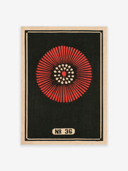 Vintage Japanese Firework Poster, Japanese Firework Print