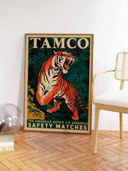 Tamco Tiger Matchbox Poster