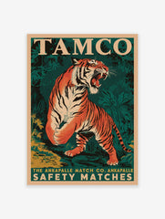 Tamco Tiger Matchbox Poster