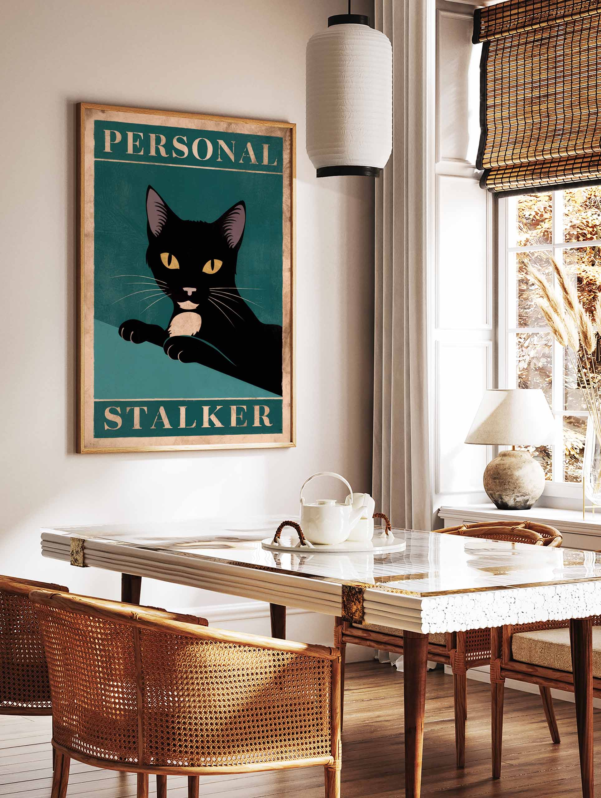 Black Cat Poster