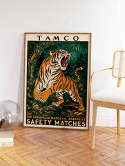 Tamco Tiger Matchbox Poster