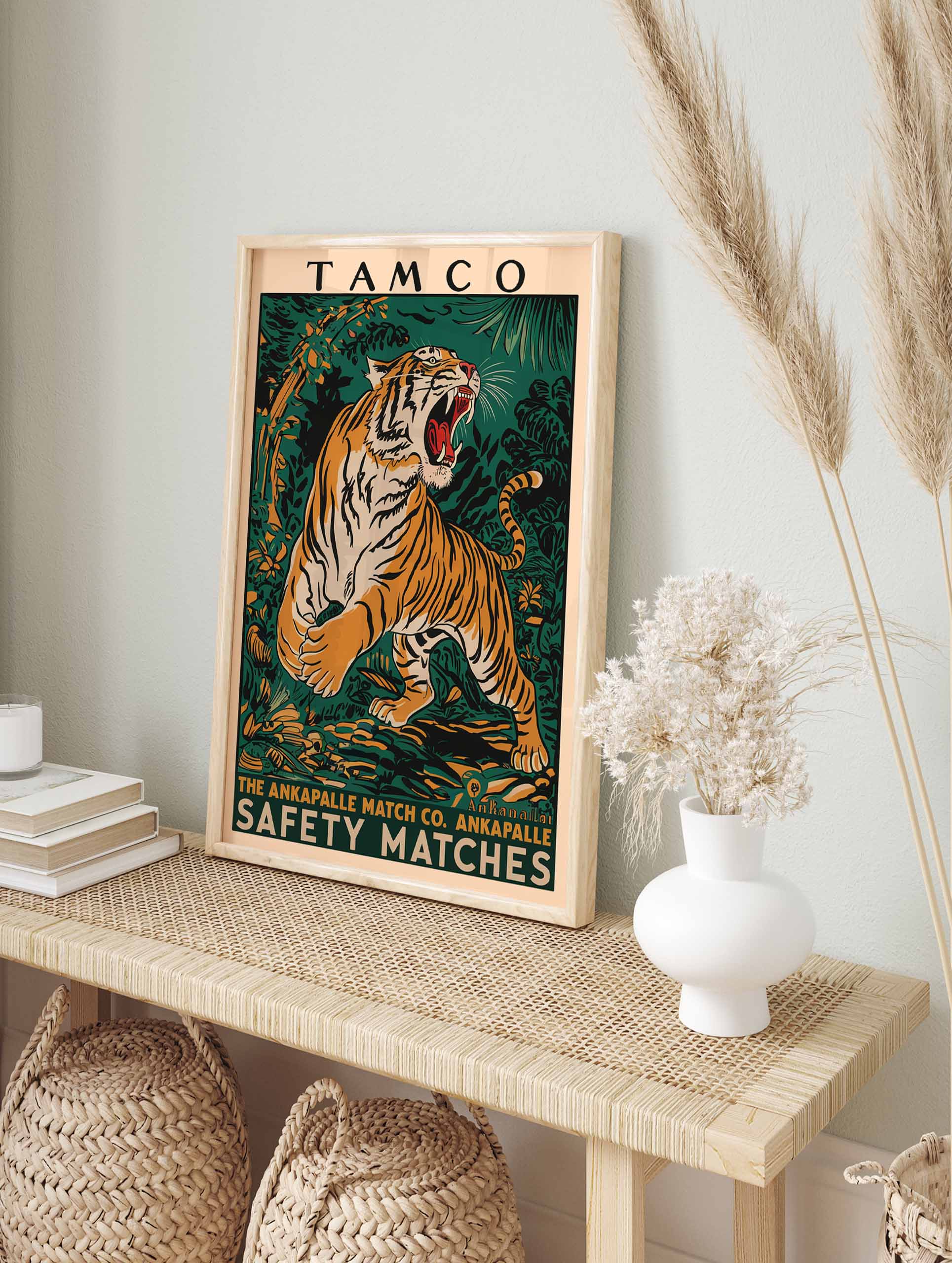 Tamco Tiger Matchbox Poster