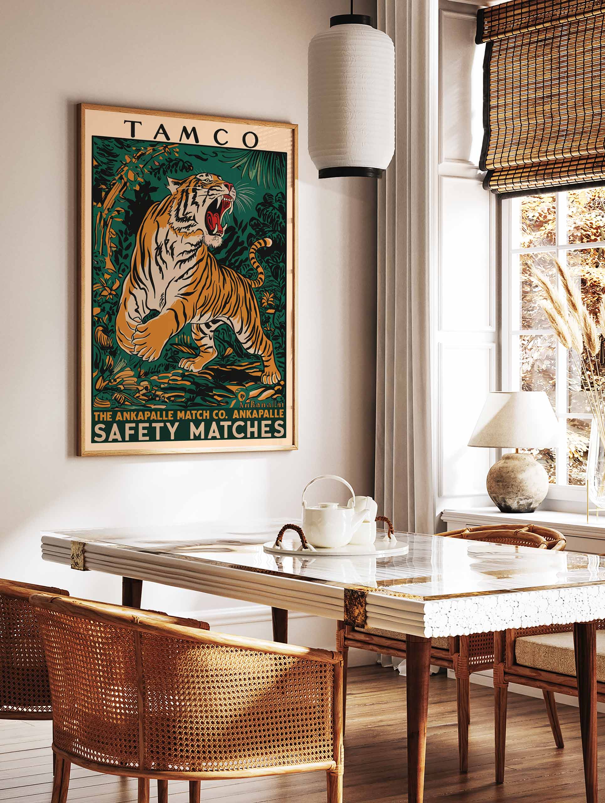 Tamco Tiger Matchbox Poster