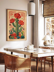 Mexican Cactus Poster