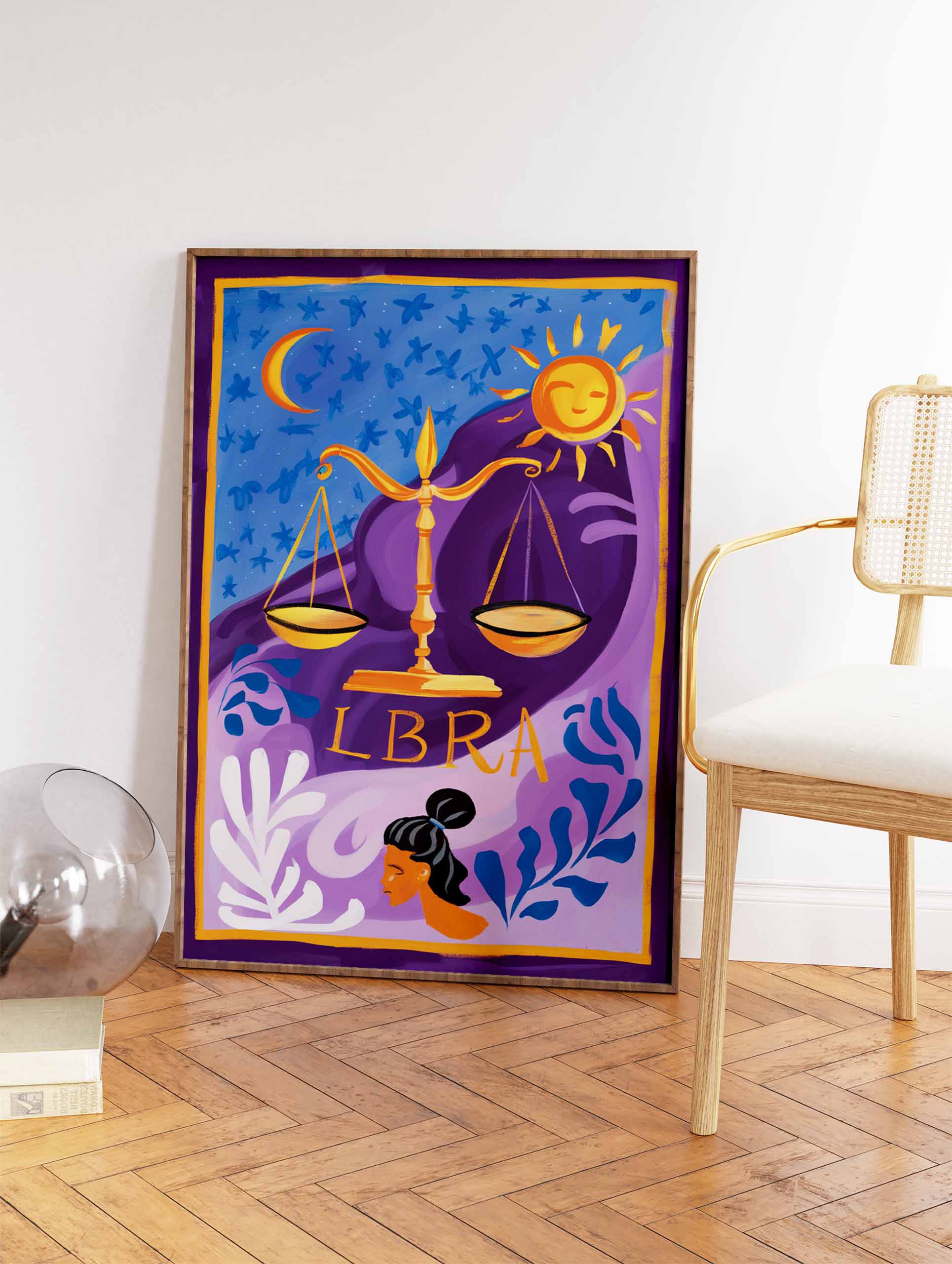 Libra Star Sign Poster