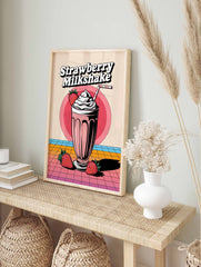 Strawberry Milkshake Poster