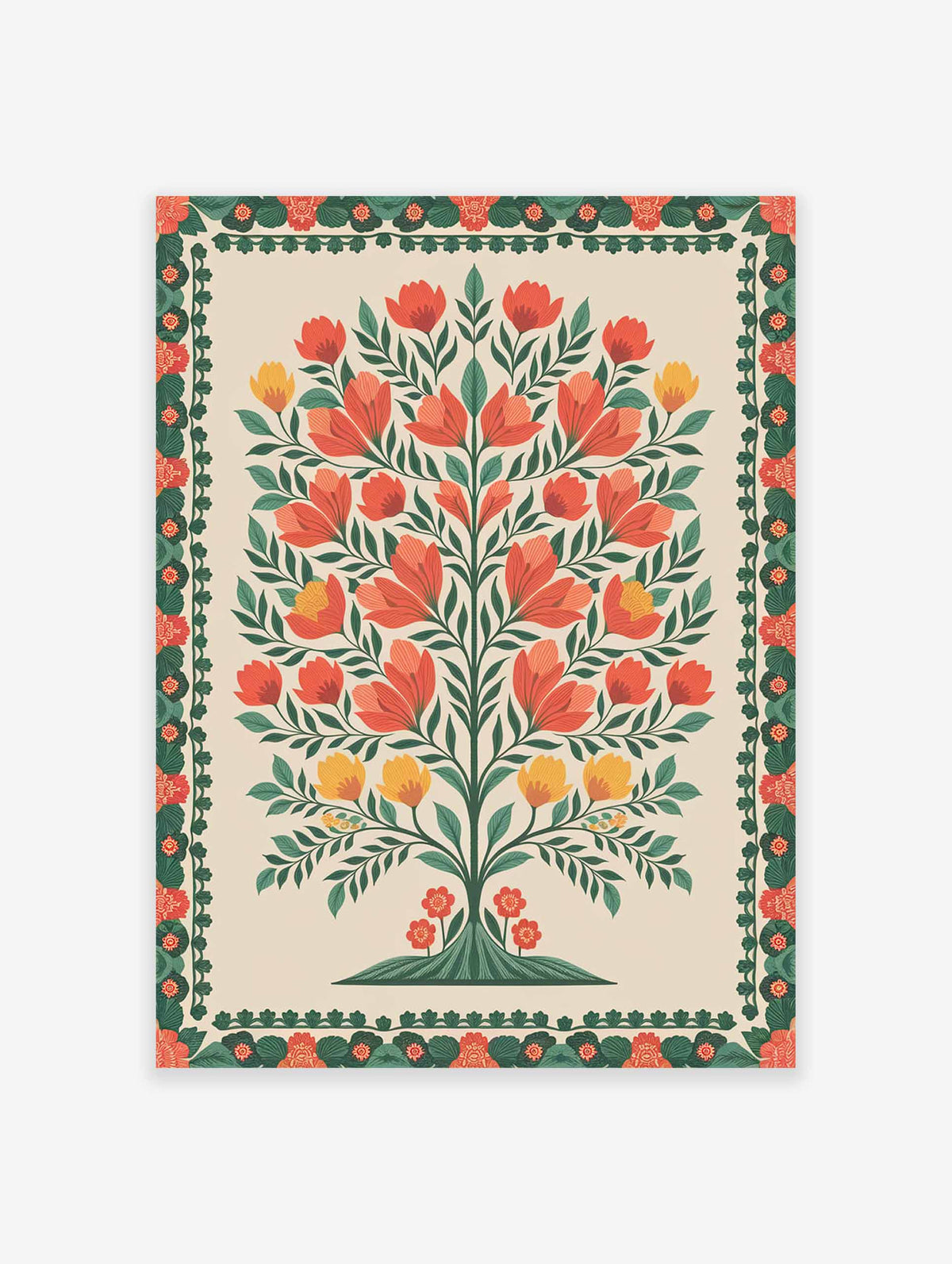 Indian Botanical Poster