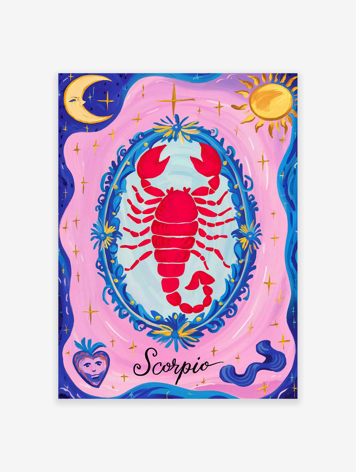 Scorpio Star Sign Poster