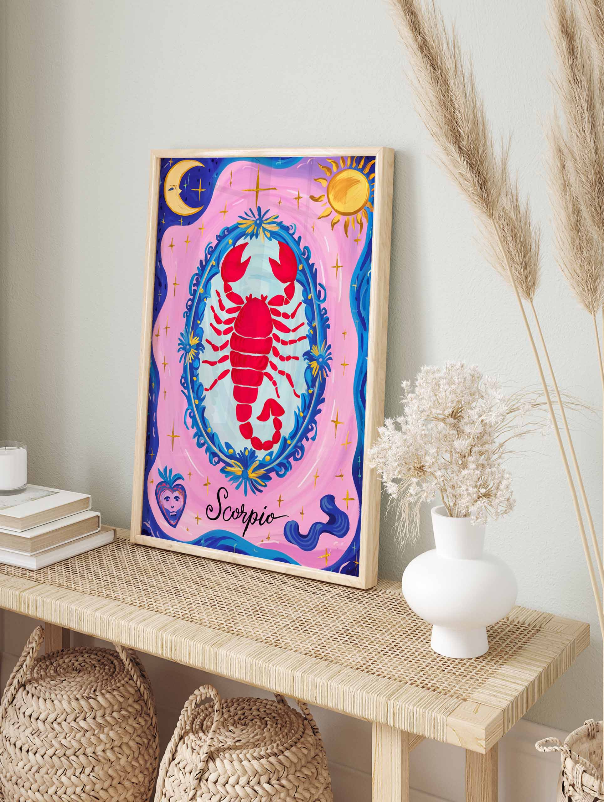 Scorpio Star Sign Poster