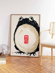 Japanese Frog Poster