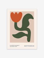 Flower Market Netherlands Poster, Floral Print