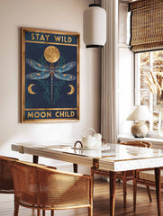 Stay Wild, Moon Child Typography Poster