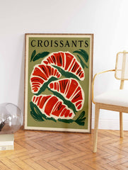 Croissants Food Poster