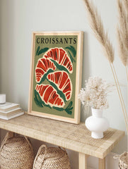 Croissants Food Poster