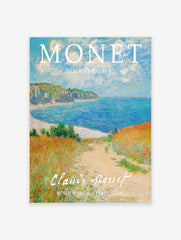 The Cliff Walk at Pourville Poster by Claude Monet, Claude Monet Print