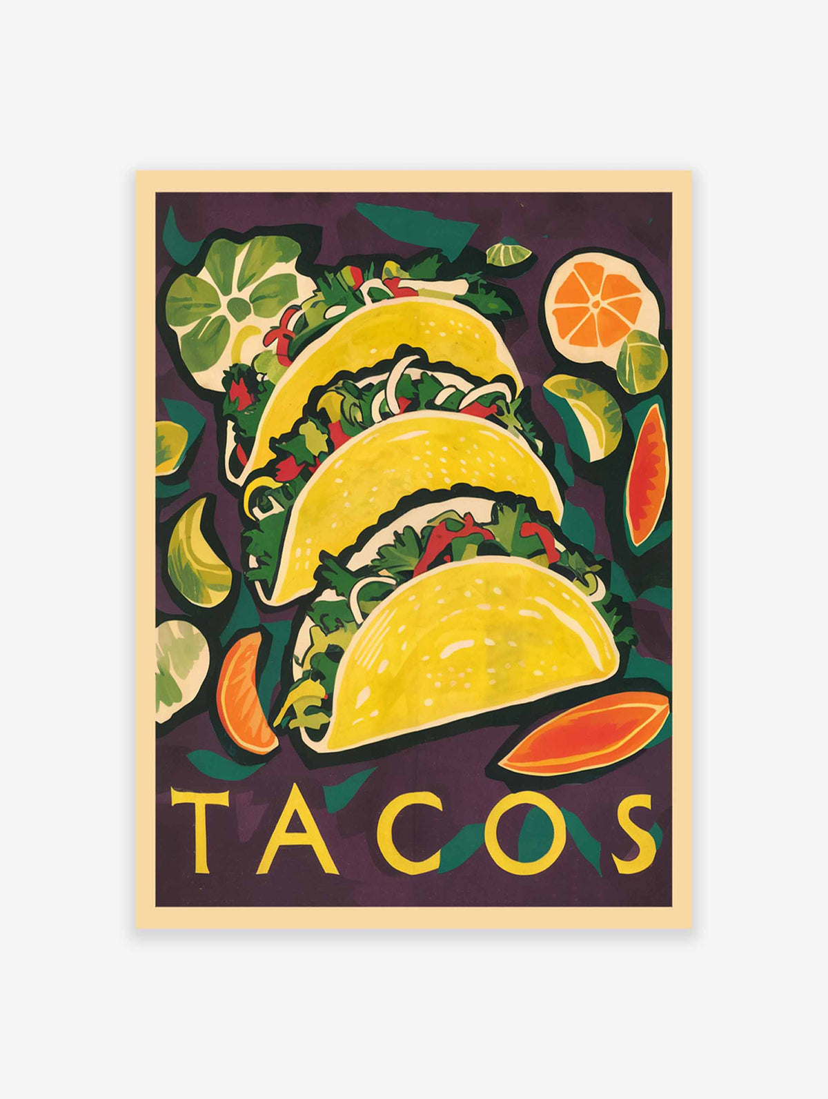 Tacos Food Poster