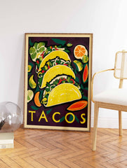 Tacos Food Poster