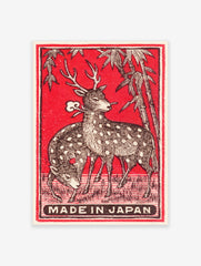 Japanese Deer Poster, Japanese Animal Print