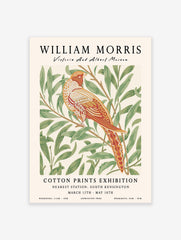 Bird Leaf Flower Poster by William Morris, William Morris Print