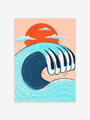 Piano Wave Poster, Piano Print