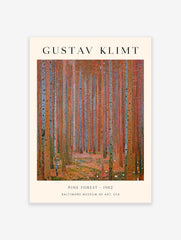 Pine Forest Poster by Gustav Klimt, Gustav Klimt Print